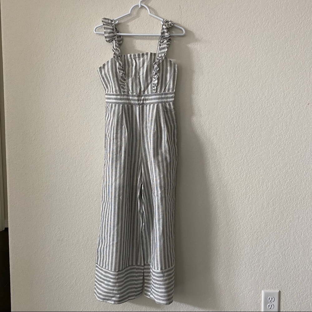 Striped jumpsuit